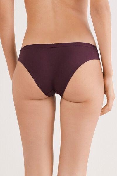 Burgundy Natural Cotton Briefs, 5601_028K, medium