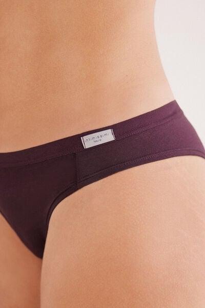 Burgundy Natural Cotton Briefs, 5601_028K, large image number 5