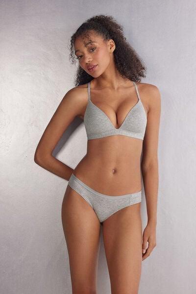 Grey Low-Rise Panties, , large image number 3