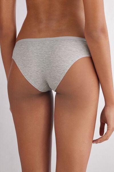 Grey Low-Rise Panties, , large image number 5