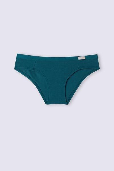 Blue Cream Cotton Panties, 5601_346J, large image number 2