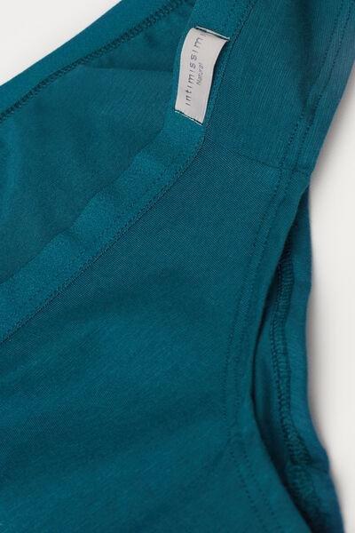 Blue Cream Cotton Panties, 5601_346J, large image number 4