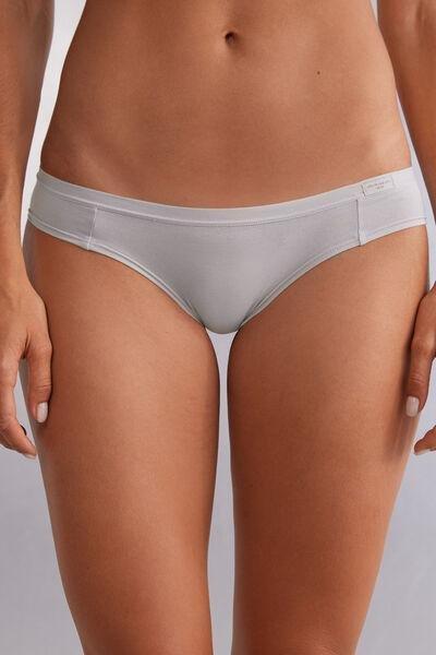 Grey Low-Rise Panties, , medium