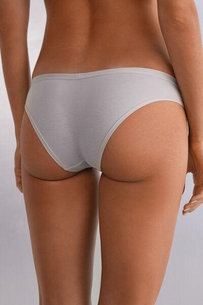 Grey Low-Rise Panties, , large image number 3