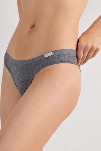 Grey Low-Rise Panties, Cloud Grey Blend, large image number 2
