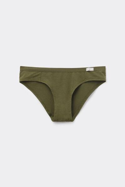 Green Natural Cotton Panties, , large image number 2
