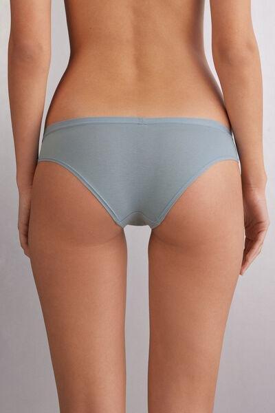 Blue Natural Cotton Panties, 5601_850J, large image number 3