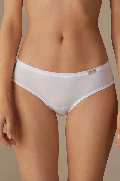 White Full-Coverage Knickers, , medium