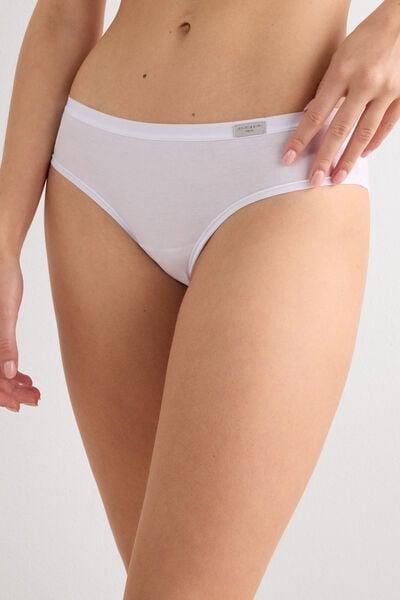 White Full-Coverage Knickers, White, large image number 5