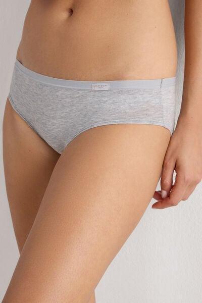 Grey Full-Coverage Knickers, Light Grey Blend, large image number 5