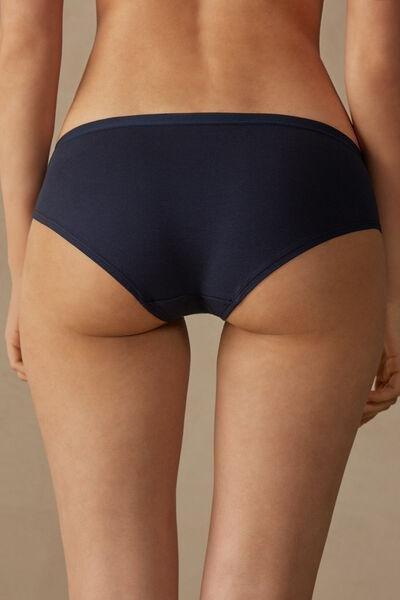 Navy Full-Coverage Knickers, , large image number 3