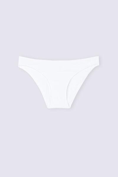 White Low Rise Cotton Knickers, , large image number 2