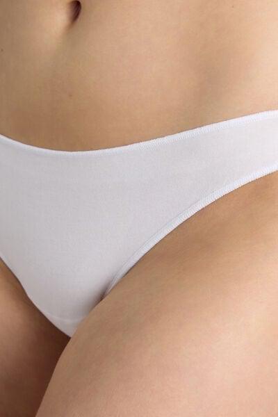 White Low Rise Knickers, White, large image number 5