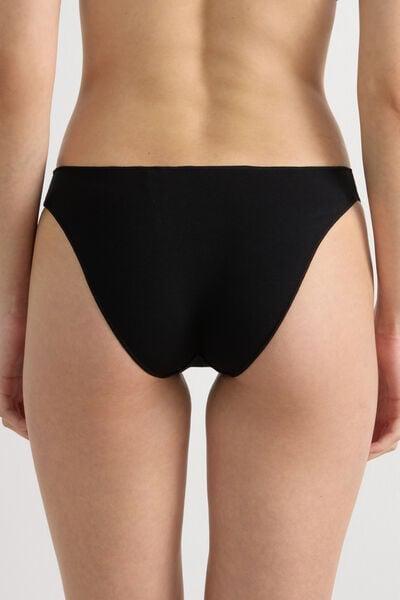Black Low Rise Knickers, Black, large image number 2