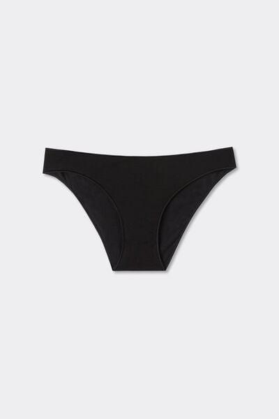 Black Low Rise Knickers, Black, large image number 3