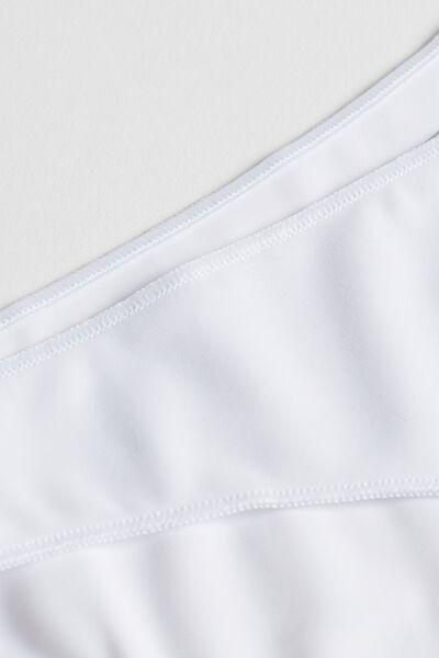 White Microfiber Panties, , large image number 4