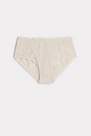 Intimissimi - Silk Natural Cotton And Lace Briefs, Women