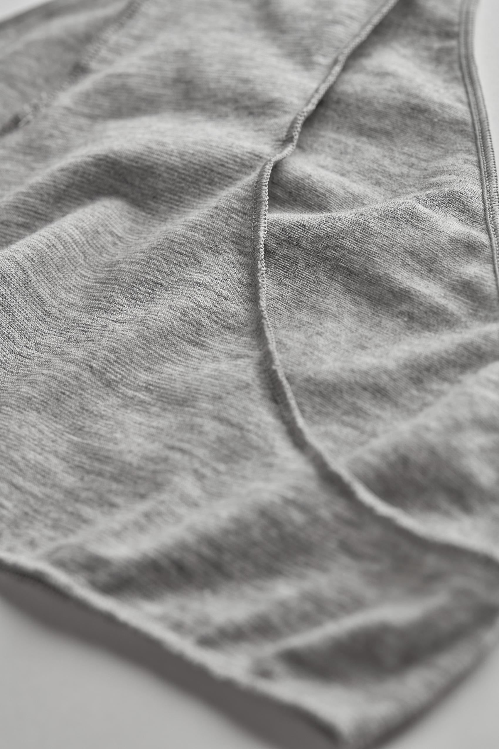 Light Grey Blend Cotton Panties, Women, , large image number 5