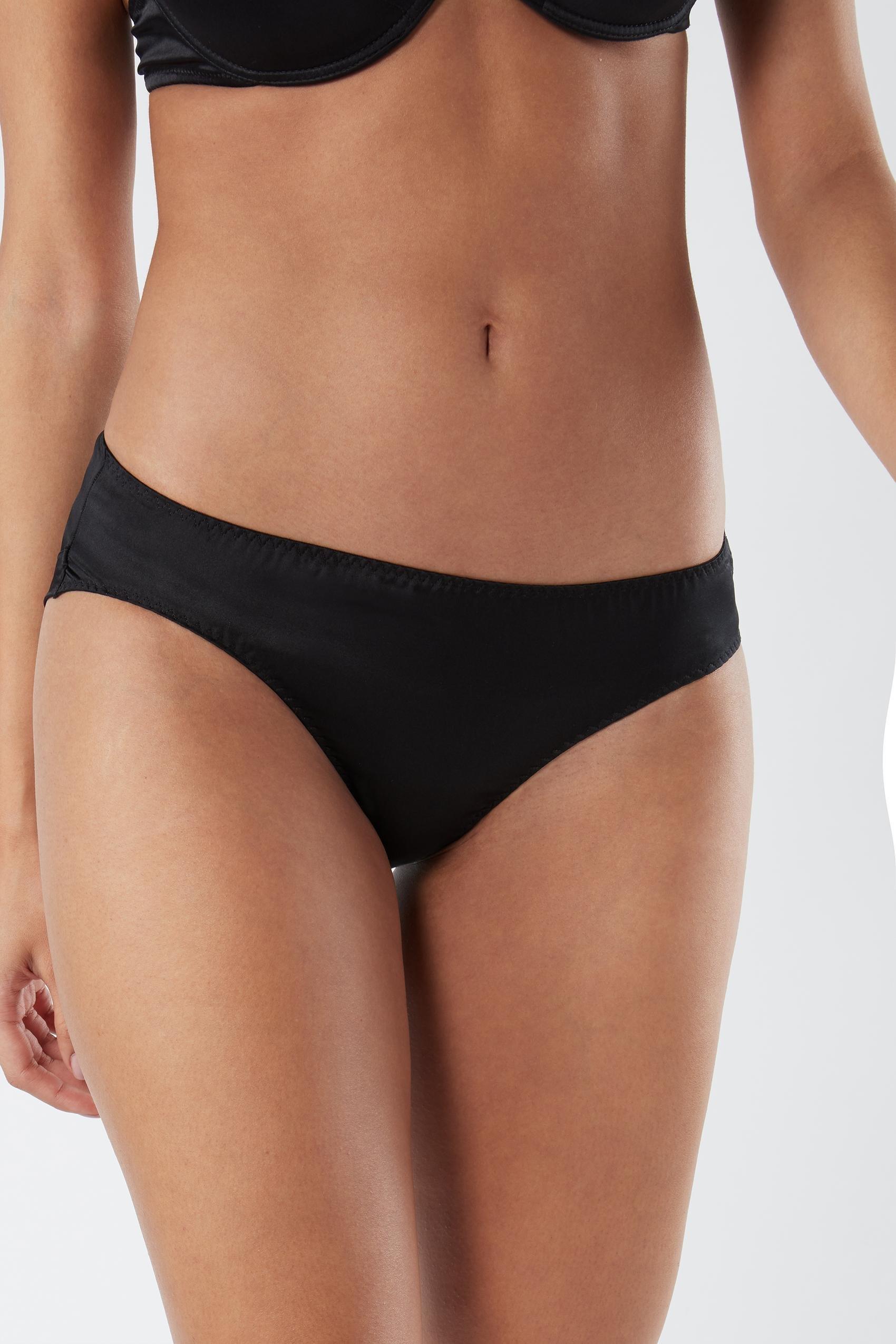 Black Silk Briefs, , large image number 0