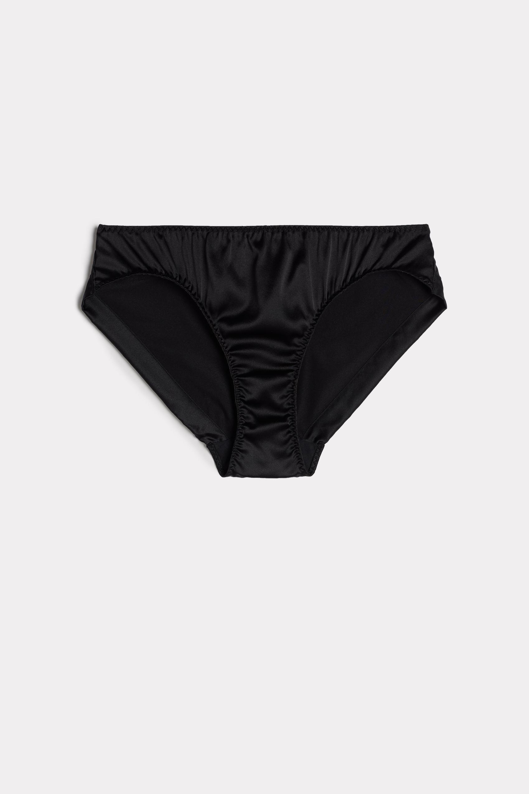 Black Silk Briefs, , large image number 2