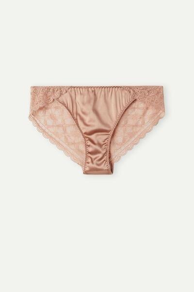 Pink Crochet-Effect Briefs, , large image number 4