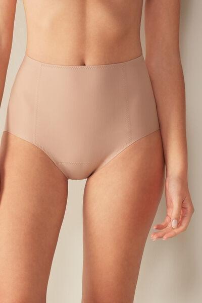 Beige Raw-Cut Briefs, , large image number 0