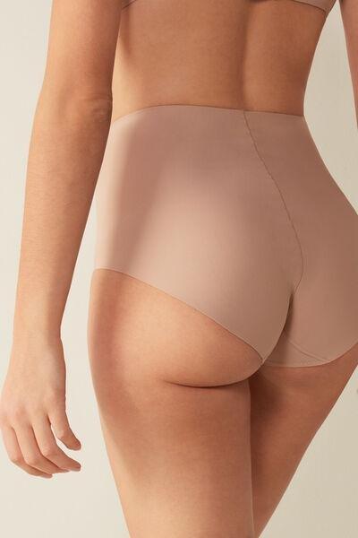 Beige Raw-Cut Briefs, , large image number 4