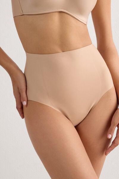 Beige Raw-Cut Briefs, Soft Beige, large image number 6