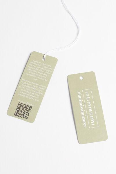 Beige High-Rise Briefs In Lace And Cotton, Soft Beige, large image number 6