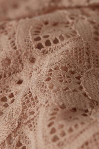 Beige Low-Rise Lace Briefs, , large image number 5