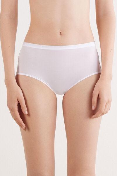 White High-Waisted Briefs, , large image number 0
