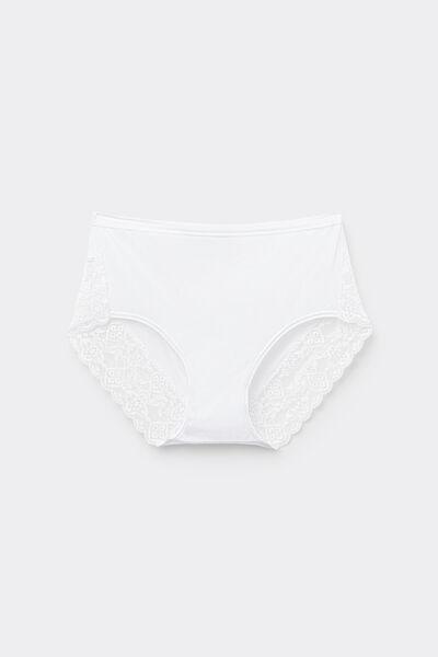 White High-Waisted Briefs, , large image number 2