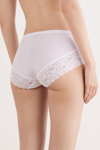 White High-Waisted Briefs, , large image number 3