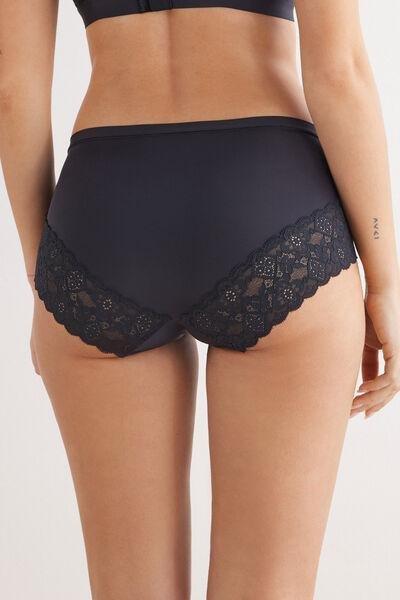 Black High-Waisted Briefs, , large image number 3