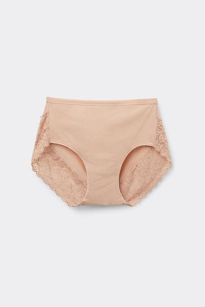 Beige High-Waisted Briefs, , large image number 2