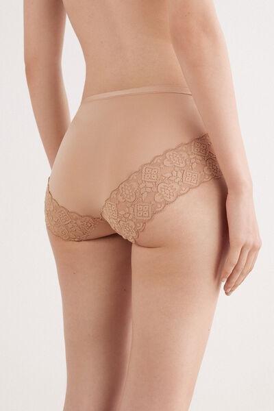 Beige High-Waisted Briefs, , large image number 3
