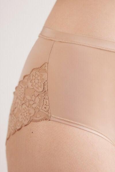 Beige High-Waisted Briefs, Soft Beige, large image number 5