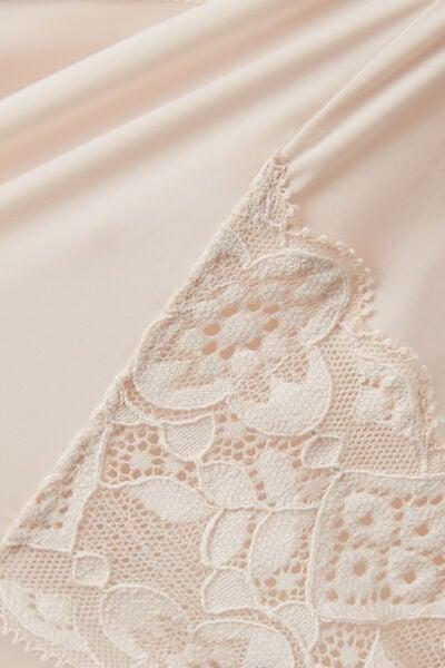 Pink High-Waisted Briefs, Silk, large image number 4