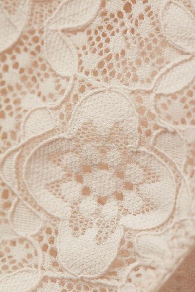 Cream Low-Rise Lace Knickers, , large image number 4