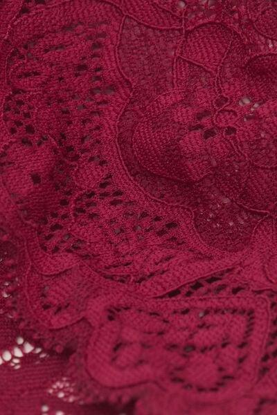 Red Low-Rise Lace Knickers, 5601_940J, large image number 4