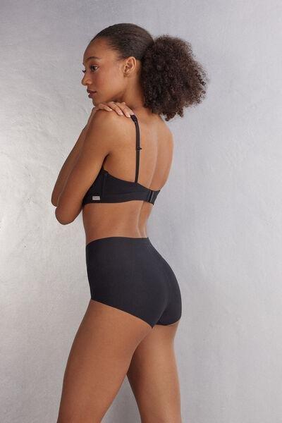 Black High-Waisted Briefs, , large image number 2
