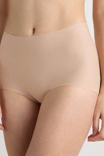 Beige High-Waisted Briefs, Soft Beige, large image number 5