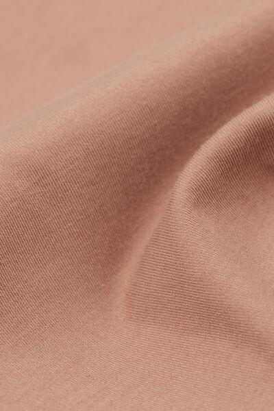 Beige High-Waisted Cotton Briefs, Medium Beige, large image number 4