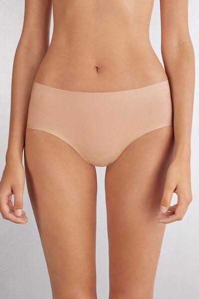 Beige High-Waisted Knickers, , medium