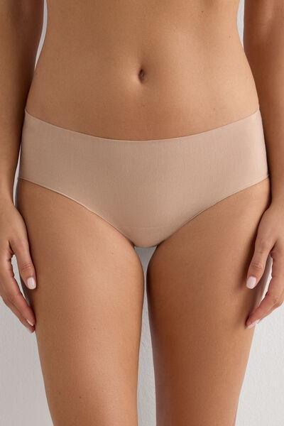 Beige High-Waisted Knickers, Soft Beige, large image number 1