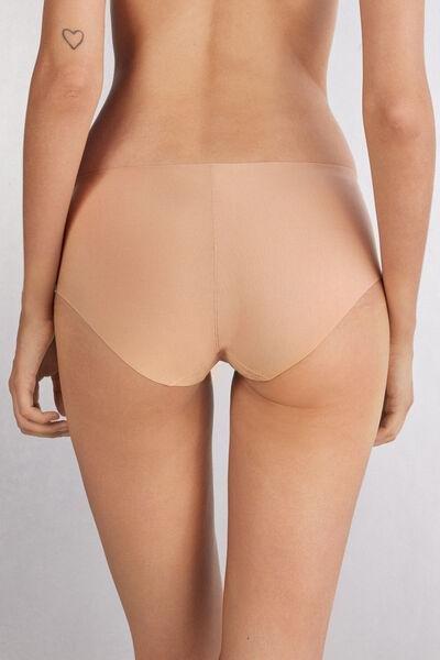 Beige High-Waisted Knickers, , large image number 2