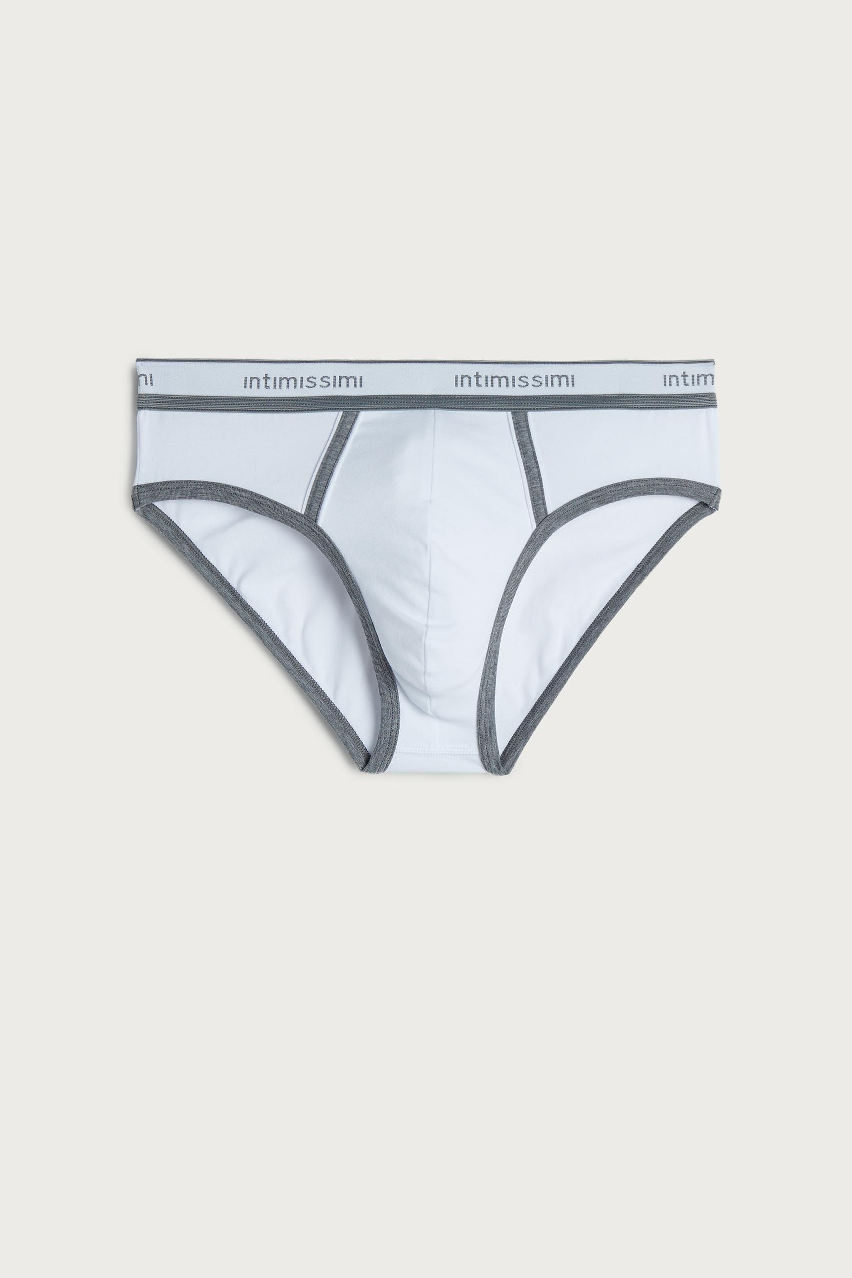 White Cotton Briefs, , large image number 2