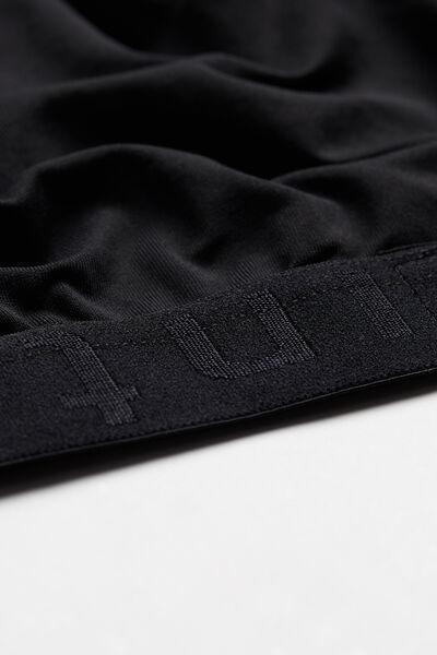 Black Microfiber Briefs Detail, , large image number 5