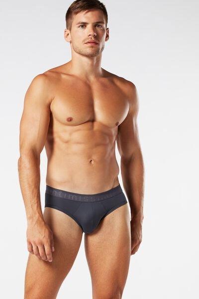 Microfiber Briefs with Logo Detail, , large image number 3