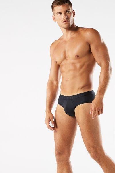 Microfiber Briefs with Logo Detail, , large image number 6